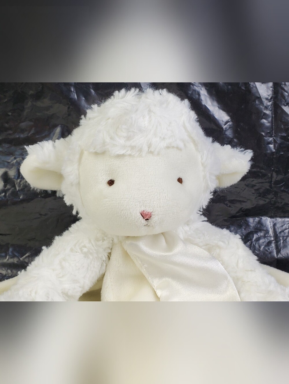 Bunnies By the Bay Lamb Sheep Plush Best Friend Kiddo Security Blanket Lovey GUC